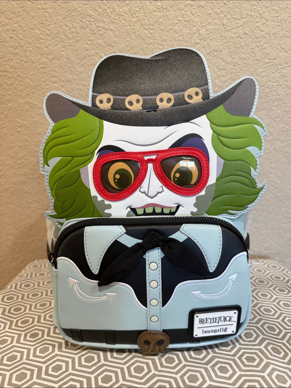 Loungefly Beetlejuice Character Backpack Western Cosplay
